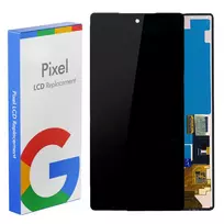 Ekranas su rėmu skirtas Google Pixel 7 Pro - Juodas - Service Pack