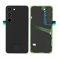 Galinis dangtelis su kameros stikliuku skirtas Samsung Galaxy S23 - GH82-30393A - Juodas - Service Pack