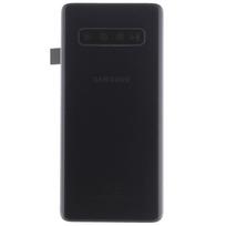 Galinis dangtelis su kameros stikliuku skirtas Samsung Galaxy S10 - GH82-18378A - Juodas - Service Pack