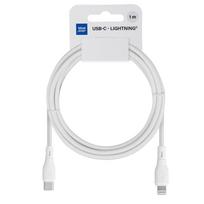 Krovimo laidas BLUE STAR ECO cable 2,4A 27W Type C to Lightning PJ72-18-3 – Baltas – 1m