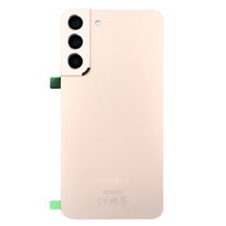Galinis dangtelis su kameros stikliuku skirtas Samsung Galaxy S22 Plus 5G - Gold - OEM