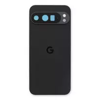 Galinis dangtelis su kameros stikliuku skirtas Google Pixel 9 Pro XL - Juodas - OEM