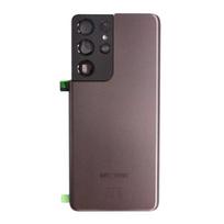 Galinis dangtelis su kameros stikliuku skirtas Samsung Galaxy S21 Ultra 5G - SM-G998 - Brown - OEM
