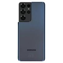 Galinis dangtelis su kameros stikliuku skirtas Samsung Galaxy S21 Ultra 5G - SM-G998 - Mėlynas - OEM