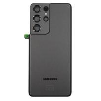 Galinis dangtelis skirtas Samsung Galaxy S21 Ultra 5G - SM-G998B - GH82-24499A/GH82-24513A/GH82-27283A - Juodas - Service Pack