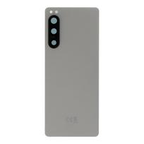 Galinis dangtelis su kameros stikliuku skirtas Sony Xperia 5 IV - Baltas - Service Pack
