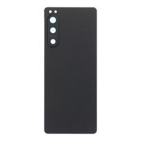 Galinis dangtelis su kameros stikliuku skirtas Sony Xperia 5 IV - Juodas - Service Pack