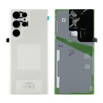 Galinis dangtelis su kameros stikliuku skirtas Samsung Galaxy S22 Ultra 5G - White - Service Pack