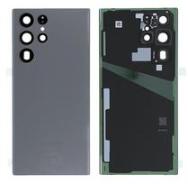 Galinis dangtelis su kameros stikliuku skirtas Samsung Galaxy S22 Ultra 5G - Grey - Service Pack