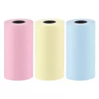 Spalvoto lipnaus popieriaus ritinėlių rinkinys skirtas HURC9 Mini Cat termo spausdintuvui - 3 vnt