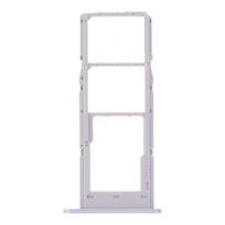 SIM kortelės dėklas, laikiklis skirtas Samsung Galaxy A14 5G A146 - Dual Card Version - Sidabrinis - OEM