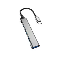 Adapteris Dudao A16T HUB 4in1 USB-C - 4x USB-A (3 x USB2.0 / USB3.0) 6.3cm