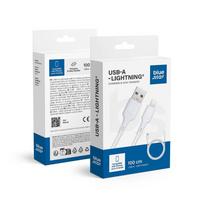 USB laidas BLUE STAR 2,4A USB A to Lightning DC-001AL2.4 - Baltas - 1m