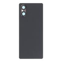 Galinis dangtelis su kameros stikliuku skirtas Sony Xperia 5 V - Juodas - Service Pack