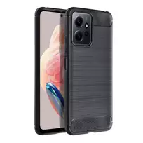 Dėklas Carbon Case skirtas Xiaomi Redmi Note 12 5G - Juodas