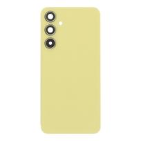 Galinis dangtelis su kameros stikliuku skirtas Samsung Galaxy A35 - Lemon - OEM