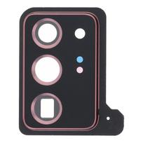 Kameros stikliukas su rėmu skirtas Samsung Galaxy Note 20 Ultra N985/Note 20 Ultra 5G - Rožinis - OEM