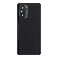 Galinis dangtelis su kameros stikliuku skirtas Xiaomi Poco F3 - Juodas - OEM