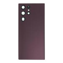 Galinis dangtelis su kameros stikliuku skirtas Samsung Galaxy S22 Ultra 5G – Burgundy - HQ