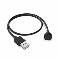 USB krovimo laidas skirtas Xiaomi Band 5, 6, 7 - Juodas - 1m