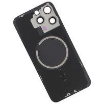 Galinis dangtelis su kameros stikliuku skirtas iPhone 15 Pro Max - Blue Titanium - OEM
