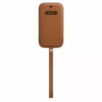Dėklas Apple Leather MHYC3ZM/A Sleeve Case skirtas iPhone 12, iPhone 12 Pro – Natural Brown