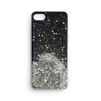 Dėklas Star Glitter skirtas Apple iPhone 13 Pro - Juodas
