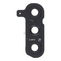 Galinės kameros stikliukas su rėmu skirtas Samsung Galaxy S24 - Black - OEM
