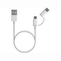 Krovimo laidas Xiaomi Mi 2-in-1, USB-A  Micro USB / USB-C, 0,3 m, EU SJV4083TY - Baltas