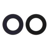 Galinės kameros stikliukas skirtas iPhone 15, 15 Plus - Juodas - 2vnt - OEM