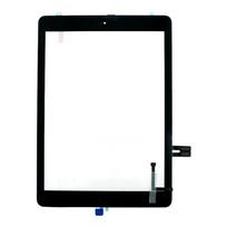 Lietimui jautrus stikliukas iPad 9.7 2018 (iPad 6th Gen) - su HOME mygtuku ir laikikliais - Juodas - HQ