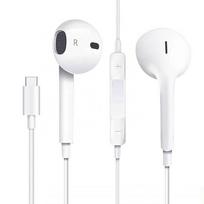 USB Type C ausinės skirtos EarPods iPhone 15, 15 Plus, 15 Pro, 15 Pro Max, iPad, iPad Air, iPad Pro