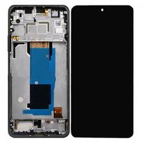 Ekranas su rėmu skirtas Xiaomi Redmi Note 11 Pro Plus 5G - Juodas - OLED