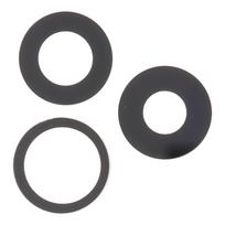 Kameros stikliukas skirtas iPhone 13 Pro, 13 Pro Max - Juodas - Lens Only - 3 vnt - OEM