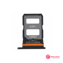 SIM kortelės dėklas Xiaomi 12 Lite - Dual Card versija - Juodas