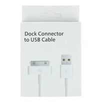 Krovimo laidas seno tipo skirtas iPhone 3GS, 4, 4S, iPad 2, 3, iPod Nano - Dock Connector - 1m