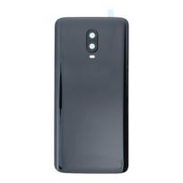 Galinis dangtelis su kameros stikliuku skirtas OnePlus 6T - Bright black - OEM