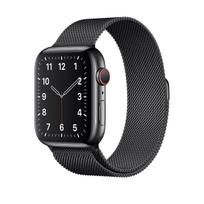 Milanese Loop  apyrankė skirta Apple Watch Series 1 42mm, Series 2 42mm, Series 3 42mm, Series 4 44mm, Series 5 44mm - Juodas