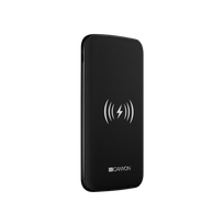 CANYON CNS-TPBW8B išorinė baterija (POWER BANK)  8000mAh su belaidžiu įkrovikliu juoda
