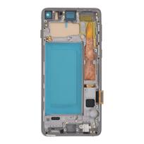 Ekranas su rėmu skirtas Samsung Galaxy S10 G973 - Juodas - OLED