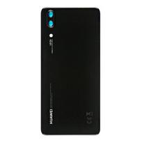 Galinis dangtelis su kameros stikliuku stiklas skirtas Huawei P20 (EML-L29C) - Juodas - OEM