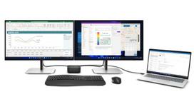 HP USB-C Dock G6 100W - 3x USB 3.2, 2x USB-C(15W), 2x DisplayPort 1.4, 1x HDMI 2.1, 1x RJ-45, 1x nano lock slot, 3 years|9X3V1UT#ABB