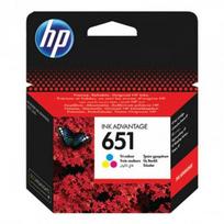 HP 651 daugiaspalvė rašalo kasetė - Originali kasetė