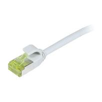 Synergy21 Patchkabel RJ45, CAT6A 500Mhz, 3m, grau, S-STP(S/FTP), slimline rund d=4,5mm, TPE/LSZH(Superflex), AWG28, mit CAT7 Rohkabel,