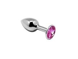 Analinis kaištis Alive Mini Metal Butt Plug S, rožinės spalvos