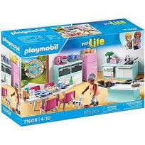 Playmobil Figures set My Life 71608 Kitchen with dining place 71608