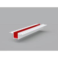 BELLA PLAST profilis PVC dekoratyvinių griovelių formavimui be tinklelio BP11 H2 R