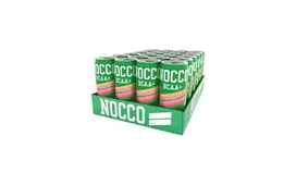 NOCCO BCAA+ Peachango energy drink, 330 ml, 24-pack