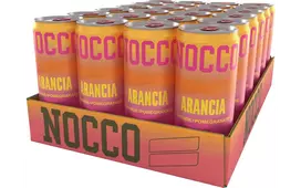NOCCO BCAA Orange energy drink, 330 ml, 24-pack