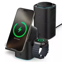 Spigen Essential EF223MS 3-in-1 wireless charger | Qi 2 | black
